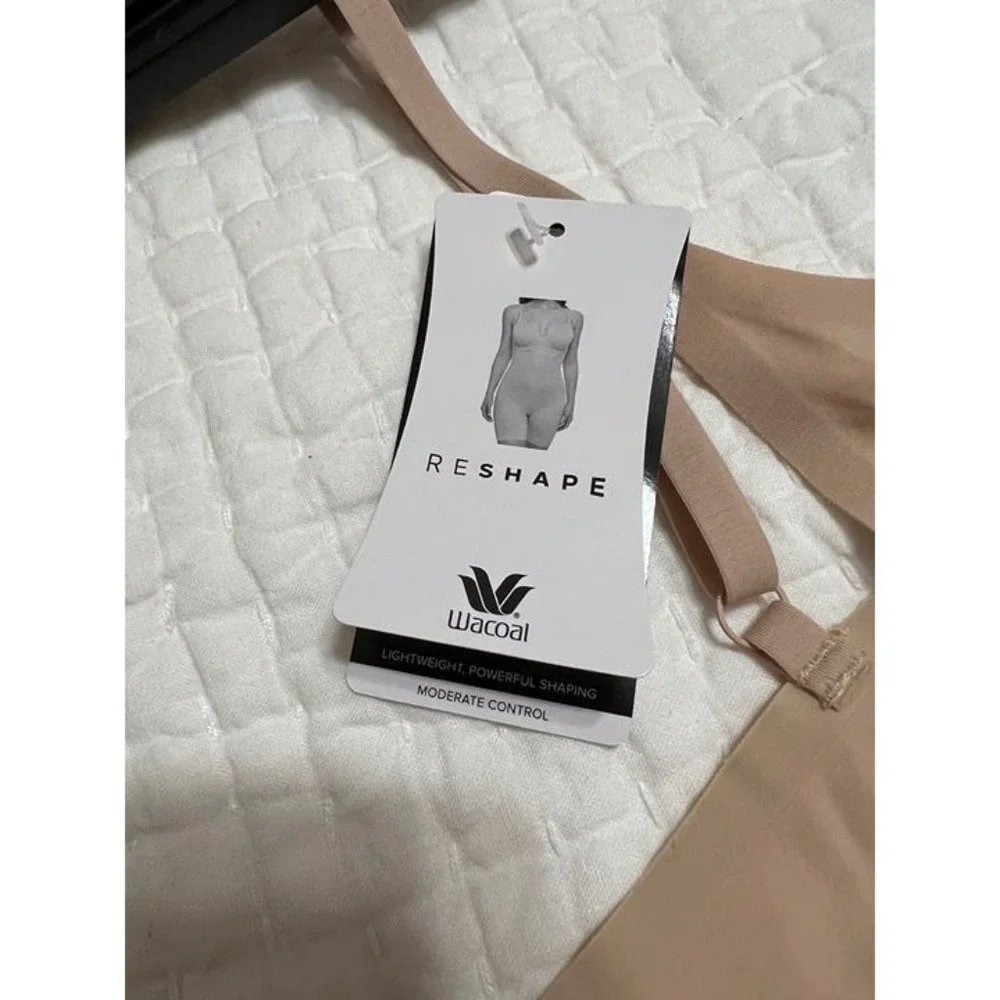 Wacoal NWT Sz 2XL Open Bust Thigh Shaper Lightweight Moderate Control - Picture 10 of 13